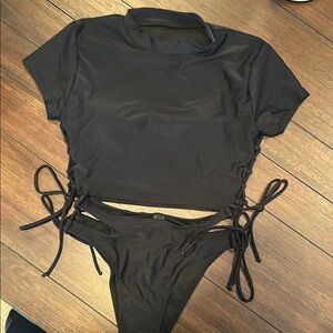 SHEIN Black Bikini Set